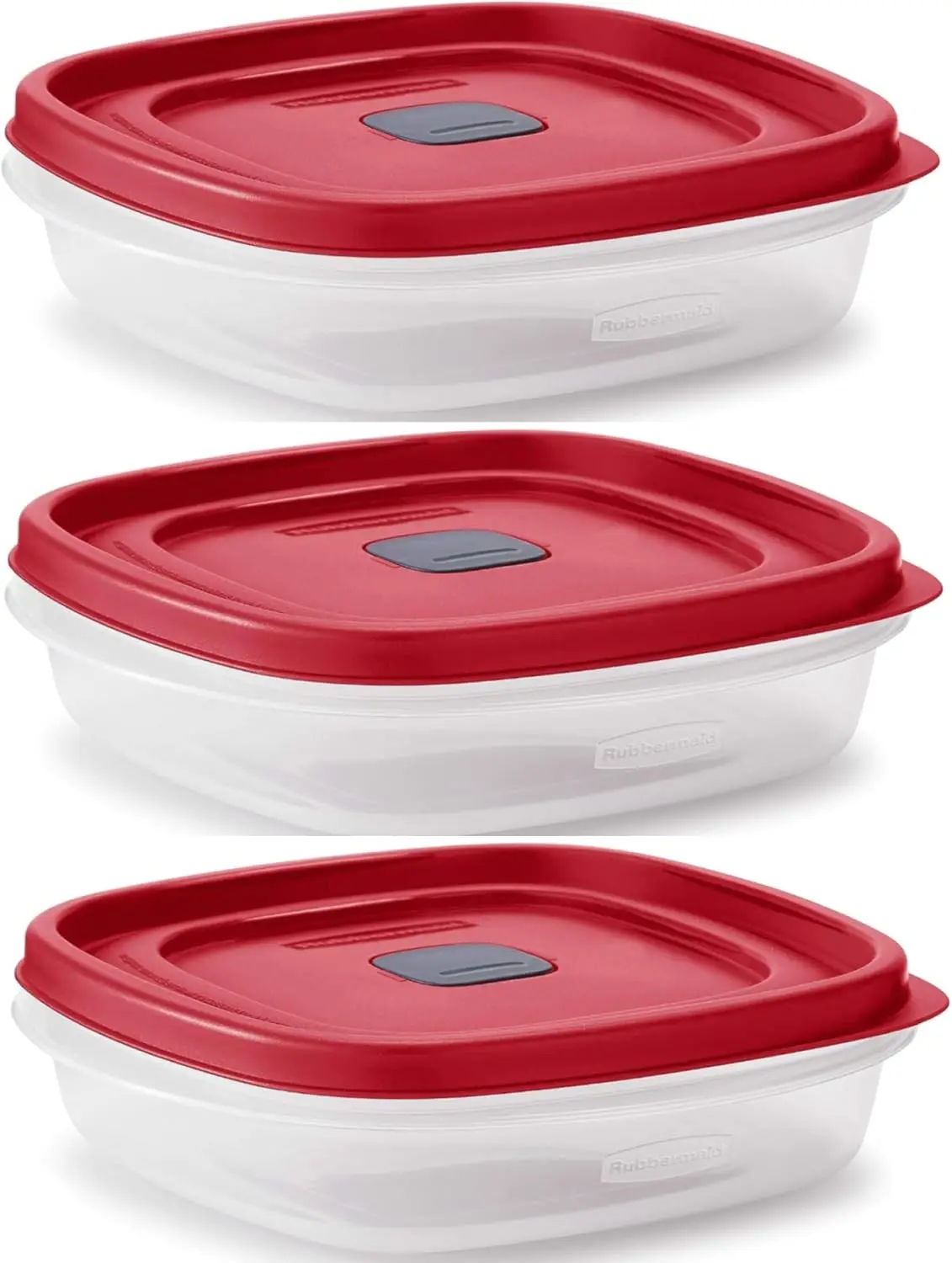 

3 Cup Food Storage Containers 7 Piece Set with Easy Find Lids, Chalk Pen & Labels for Kitchen Organization