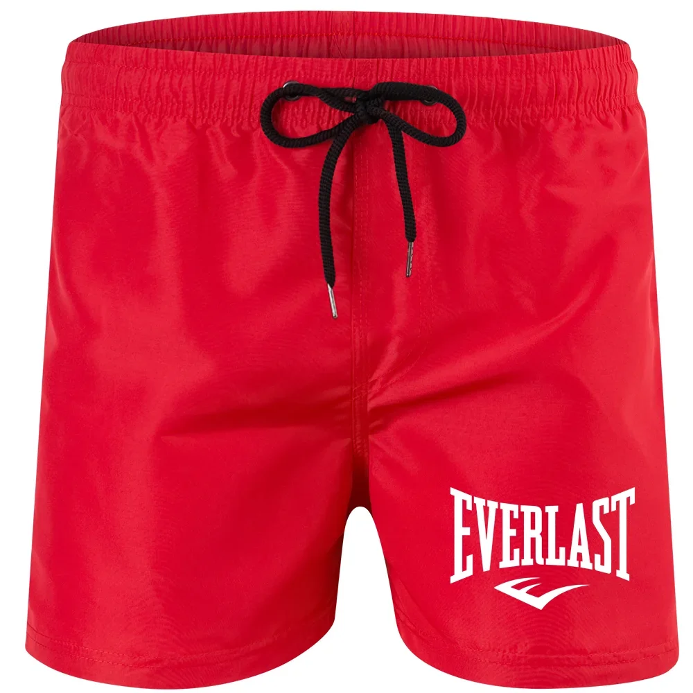 Pantalones cortos de playa transpirables para surfear, pantalones cortos informales de secado rápido para hombre, pantalones cortos deportivos para nadar, fitness y correr, verano 2025