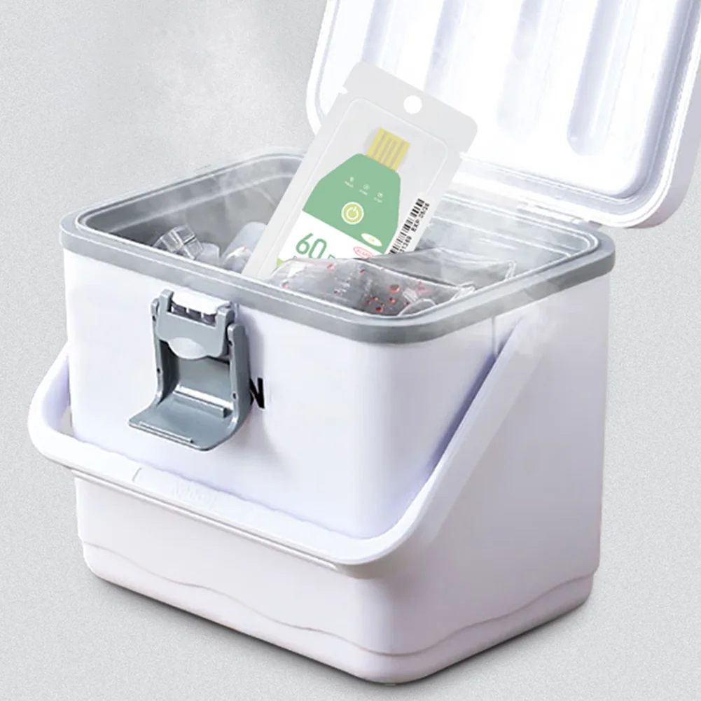 Mini USB Temperature Data Logger Disposable Temperature Recorder 18000 Point Capacity Temp Data Logger for Cold Chain Transport