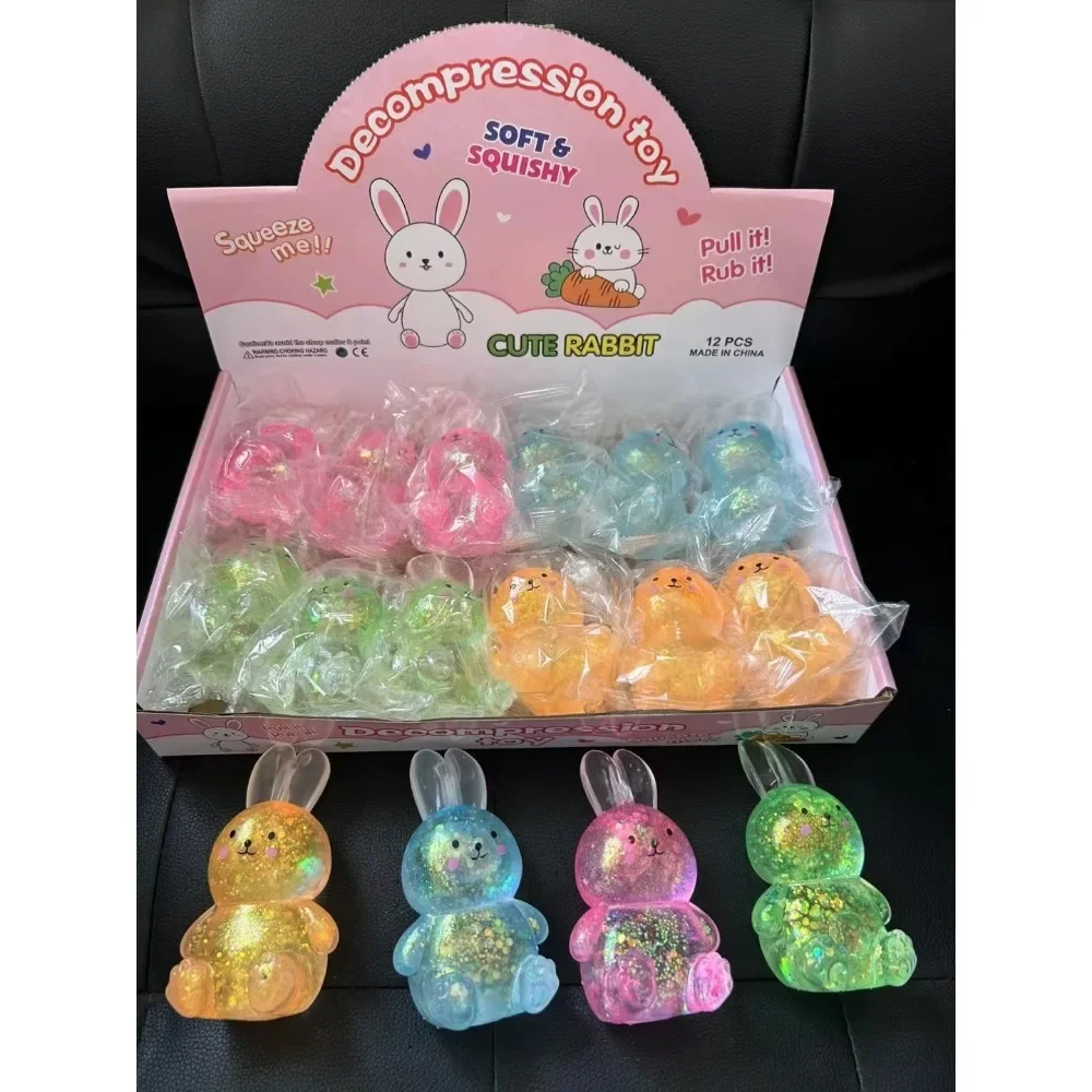 Mochi Squishy Kawaii Bunny Fidget Speelgoed Langzaam stijgend knijpspeeltje Grappige stressverlichter Verminder de druk Prop voor kinderen en volwassenen