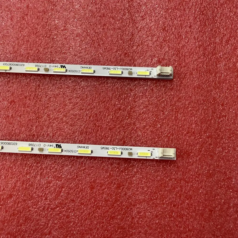 2pcs/2set tira retroiluminação LED para 24LED R-R-MTK-U2806 M280HKJ-L30 M280DGJ-L30-TREM5