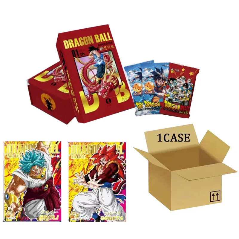 Wholesales Dragon Ball Collection Cards Booster 01th ANECDOTE -DQ CULTURAL CREATIVITY Anime 1case  Acg Character Cards Game