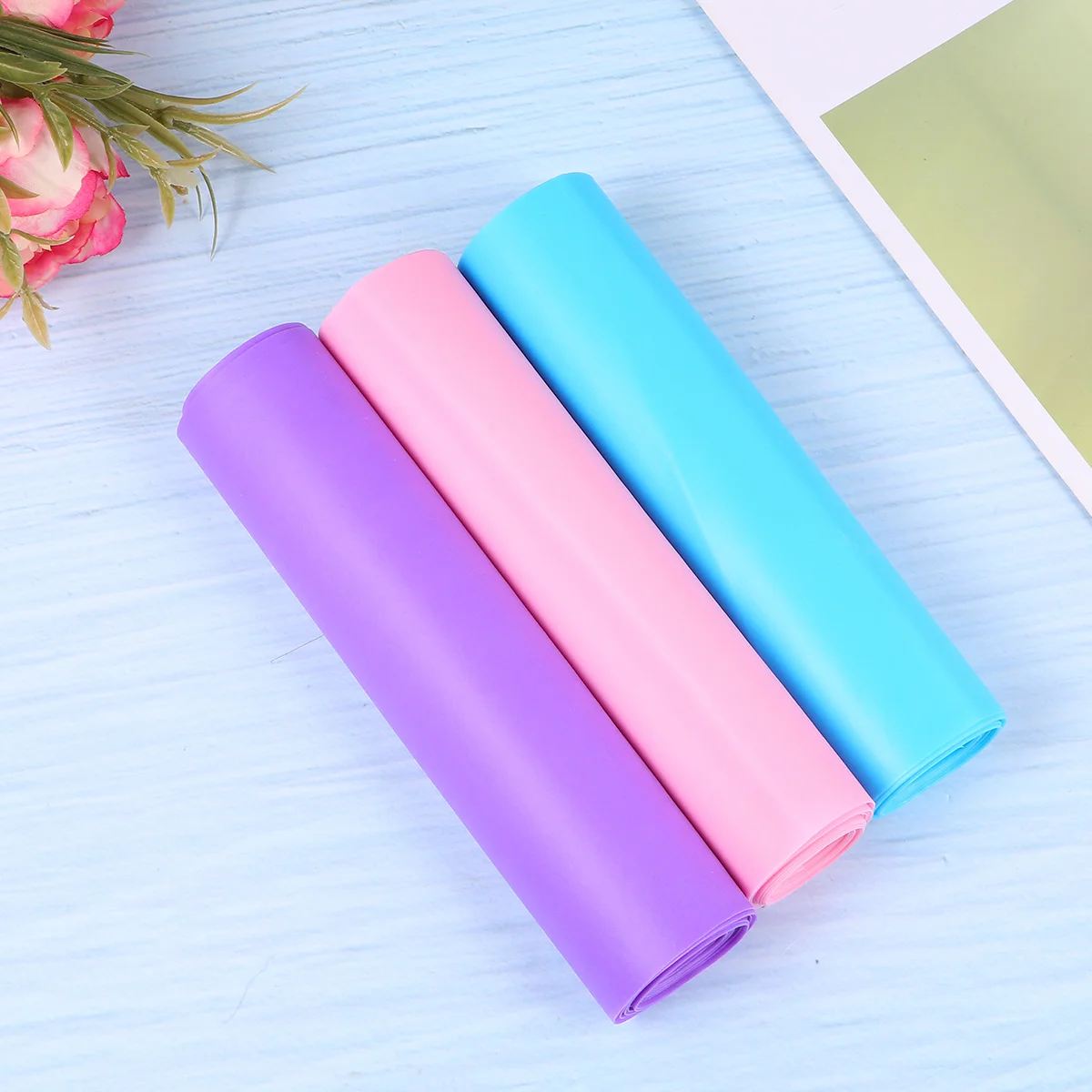

3Pcs Yoga Stretch Resistance Bands Elastic Belts for Flexibility Training Exercise Posture Support Strap Yoga Strap