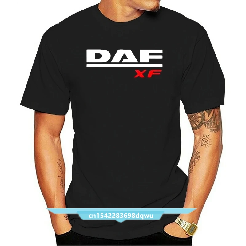 เสื้อยืด DAF Trucker Trucker hgv Harajuku streetwear ผู้ชาย LF 3Xl V8สีสุดขีด