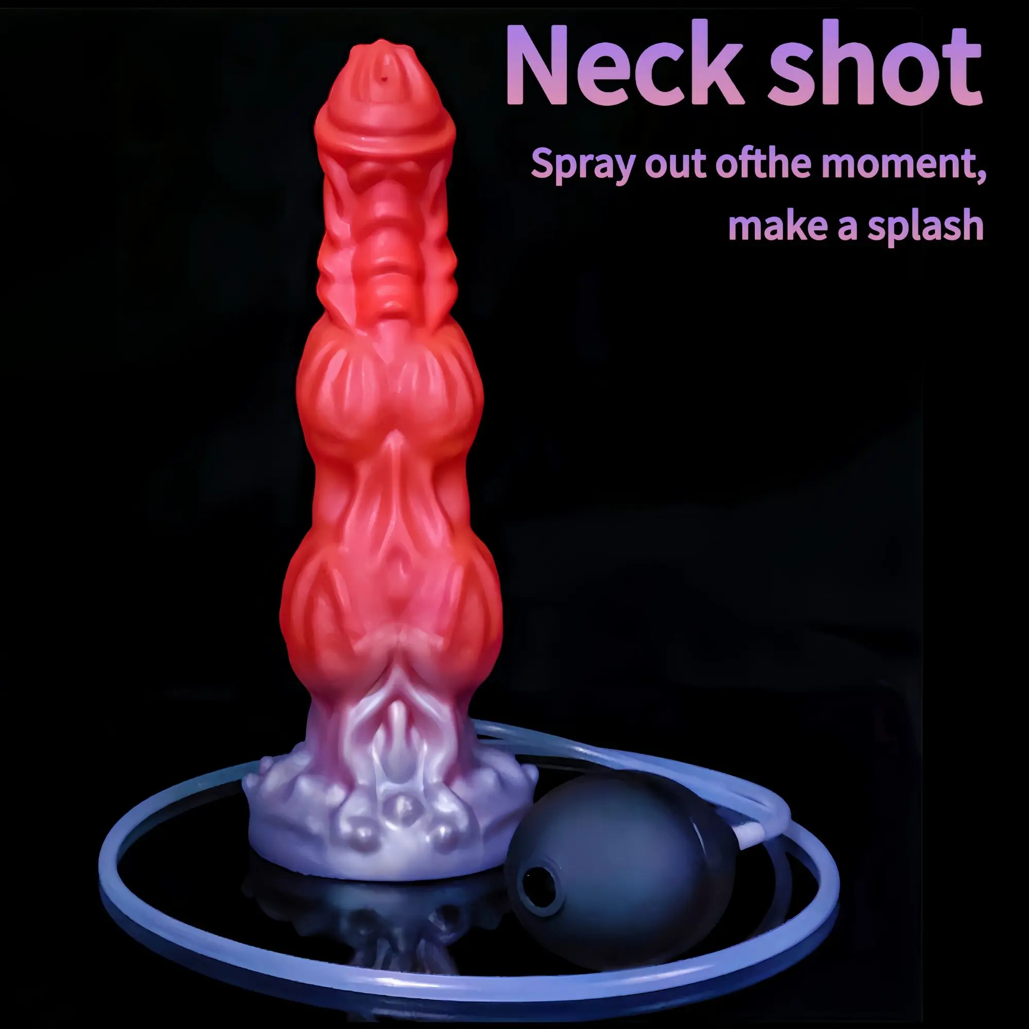 

Silicone Special-shaped Squirt Dildo Anal Plug With Suction Cup Syringe Tube Spray Ejaculation Penis G-spot Stimulate Sex Toys