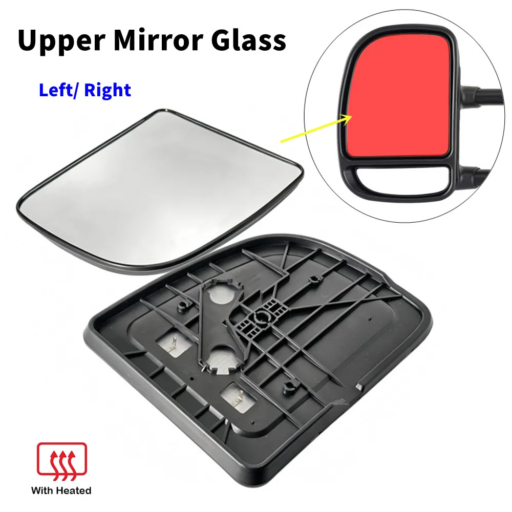 1PCS For Ford F250 F350 F450 F550 1999-2007 Left/Right Side Door Wing With Heated Mirror Glass Mirror Lens Replacement Part
