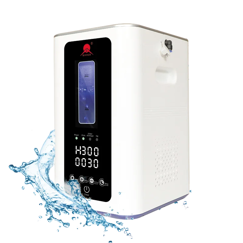 2024 Hot Hydrogen Generator 900ml  Home Use Hydrogen Making Machine for Hydrogen Inhalation