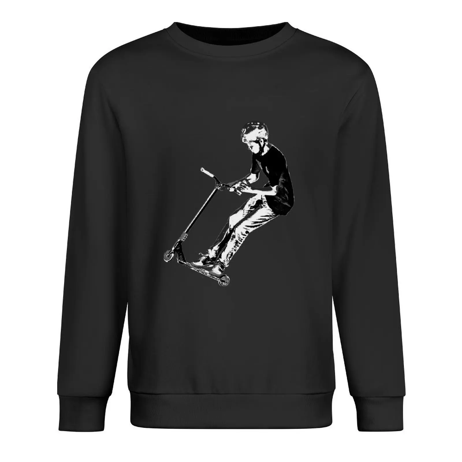 

Mid-Air Turn - Stunt Scooter Move Pullover tracksuit anime clothing clothes for men tracksuit men autumn sweatshirt