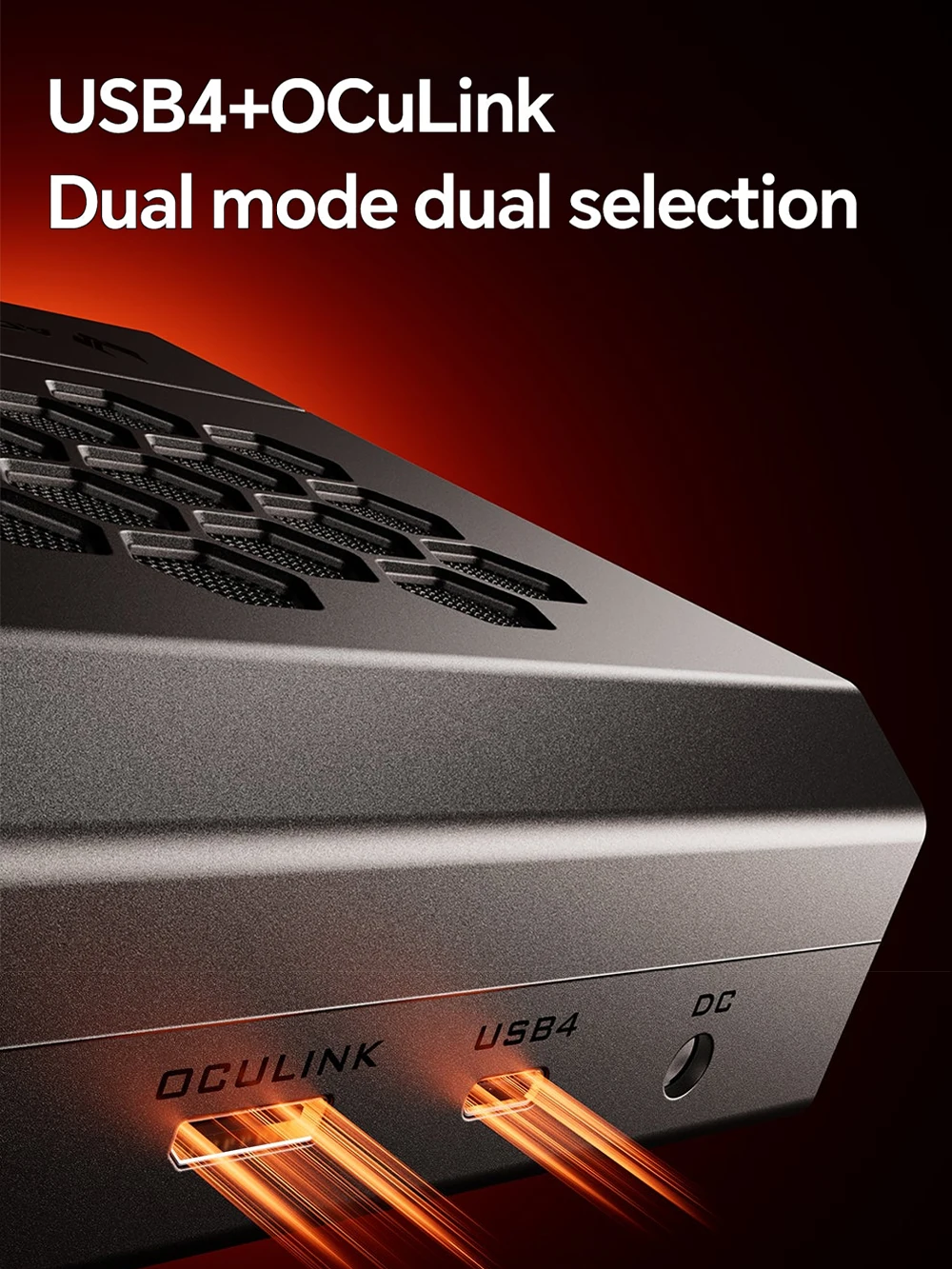 Aoostar XG76XT External GPU Dock RX7600XT Desktop Graphics Card USB4/OCuLink Dual Interface 150W Full Power for Laptop/Mini PC