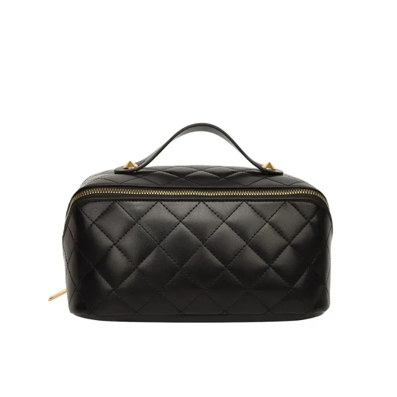 2024 Lingxiu Thread New Makeup Bag Large Capacity Cosmetics Travel Network Red Girl Washing Supplies Washing Accessories Supplie