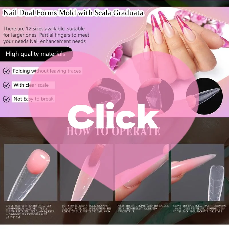 140개/박스 네일 폼 세트 컬러풀 풀 네일 폼 탑 몰드 팁 젤 연장 폼 가짜 네일 빌딩 몰드 도구