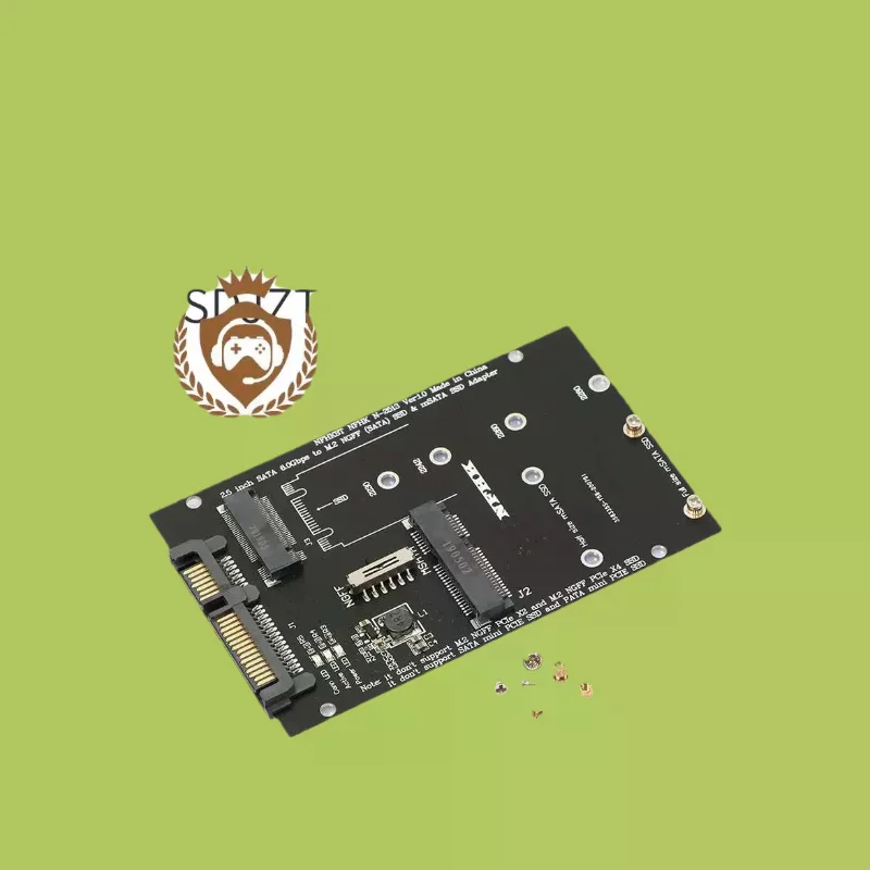 

M.2 NGFF Msata SSD To SATA 3.0 2.5 Адаптер M2 PCI SSD Converter Riser Card Для ПК Ноутбука Добавьте карту до 6 Гбит/с