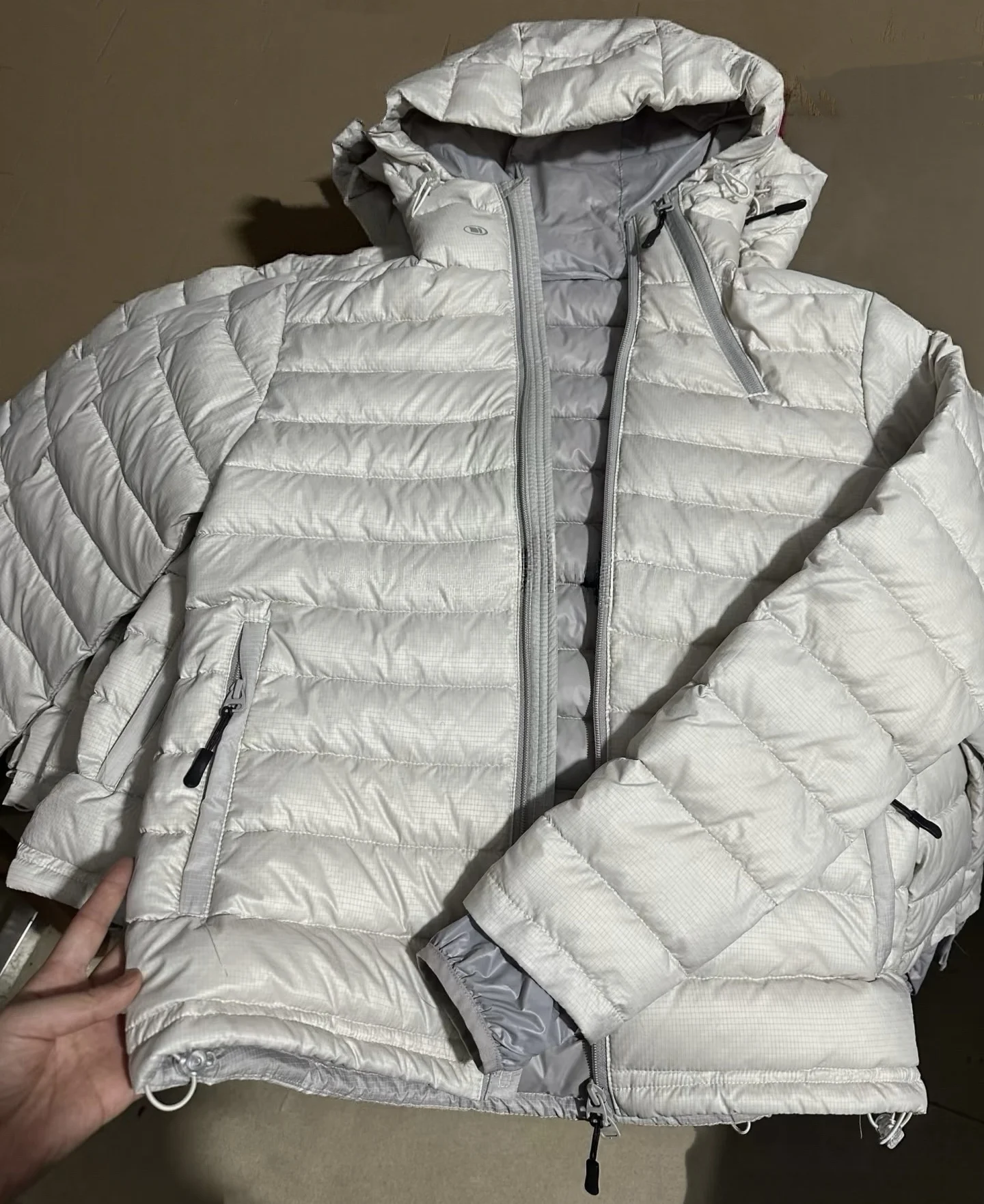 

Женская дышащая пуховая куртка для активного отдыха, легкая, портативная, белая, с внутренним утеплителем, с защитой от сдувания, для повседневной носки, с ребристой подкладкой