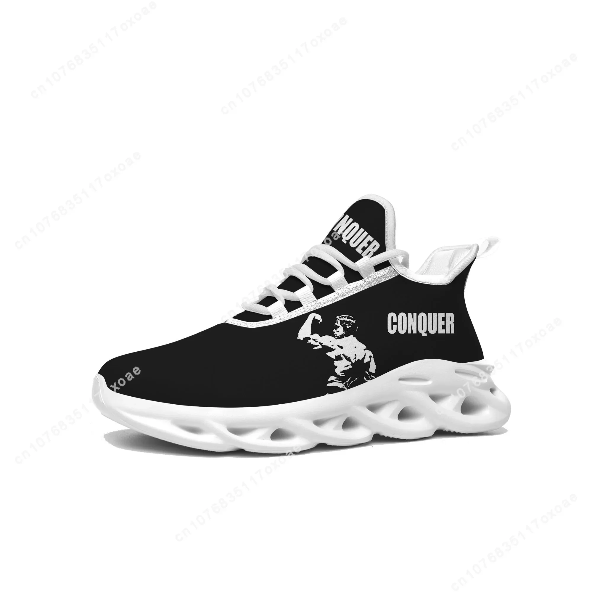 

Arnold Schwarzenegger Bodybuilder Flats Sneakers Mens Womens Sports Shoes High Quality Sneaker Lace Up Mesh Footwear custom Shoe