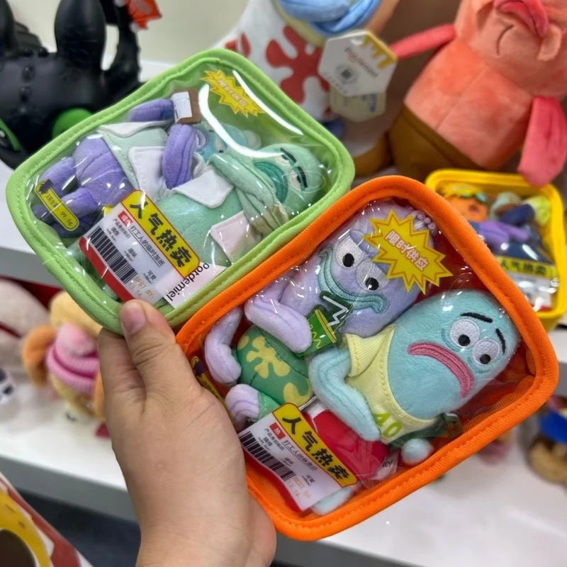 

in stock original Potdemiel×SpongeBob SquarePants Bikini Bottom Residents passerby Fish Series trendy Plush Toys Surprise Gifts