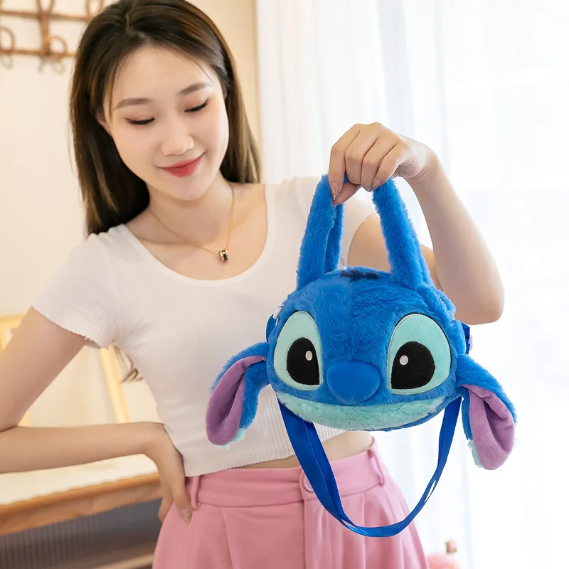 

Disney Kawaii Plush Bag Doll Lilo&stitch Linabell Stuffed Plush Toy Shoulder Bag Handbag Wallet Bag Birthday Christmas Girl Gift