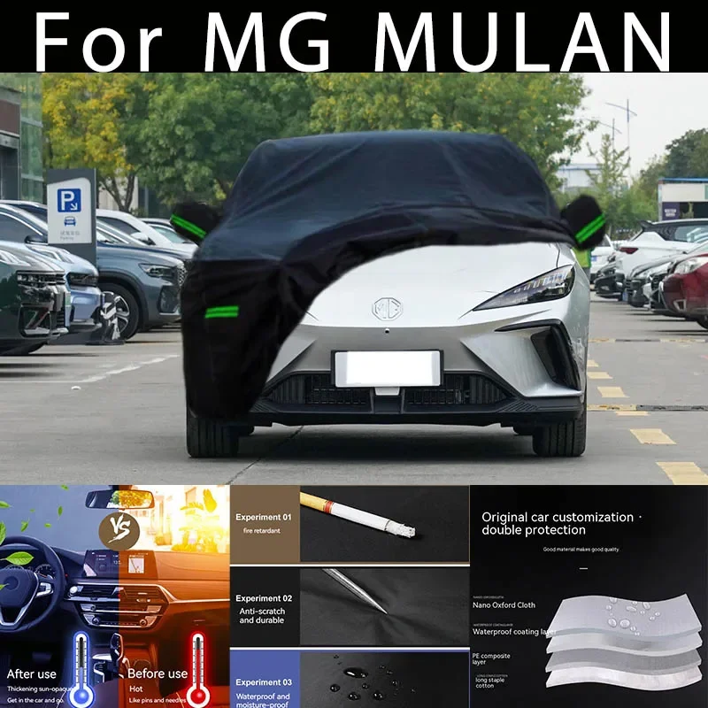 

For MG MULAN Outdoor Protection Full Car Covers Snow Cover Sunshade Waterproof Dustproof Exterior Car accessories