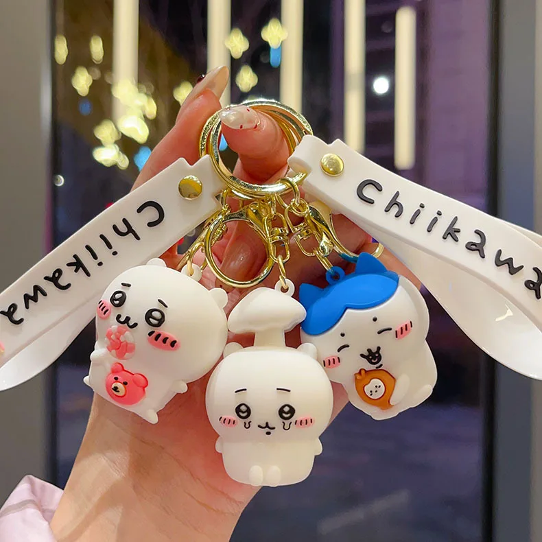 Cartoon Gieka Wow Keychain Usagi Little Eight Wholesale of Dolls Student Backpacks and Small Gifts Y2k Fashion Toys Anime