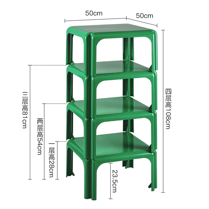 Living Room Furniture Sofa Side Table Plastic Coffee Tables Creative Storage Rack Bedroom Nightstands Nordic Home Accessories