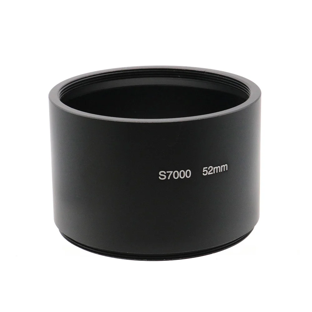 For Fujifilm FinePix S7000 Filter Adapter Tube Ring 52mm filter thread Black Metal 55mm*40mm