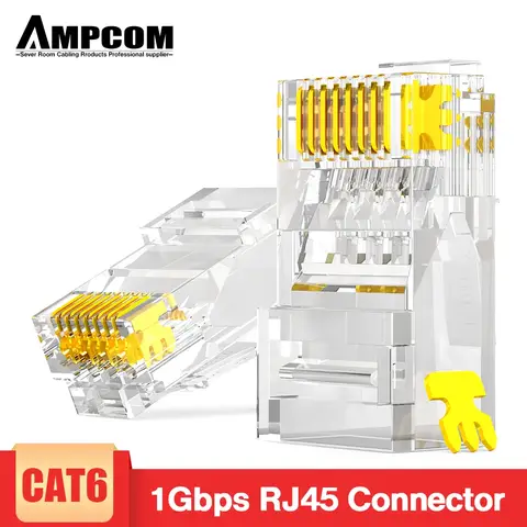 CAT6 RJ45 Ethernet Modular Plug AMPCOM
