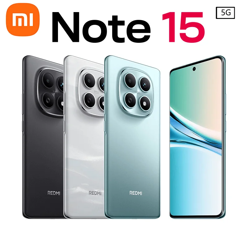 Brand New Xiaomi Redmi Note 15 Snapdragon 6 Gen 3 Smartphone 50MP Camera 6.77