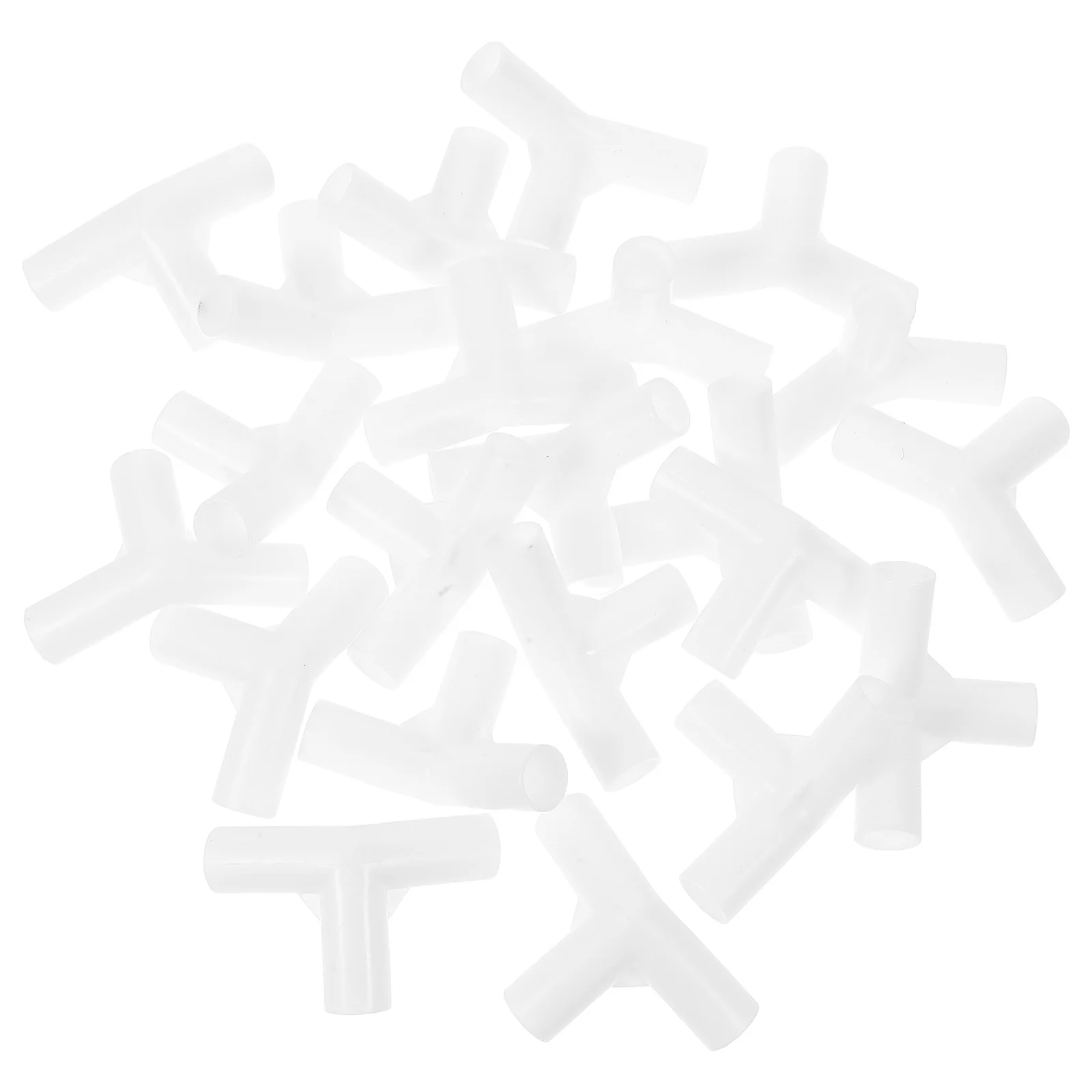 

20Pcs Plastic 135 Degree Tee Connector Three Way Tent Joint for 12mm Pipes Camping Tent Parts Plant Support Greenhouse Fittings