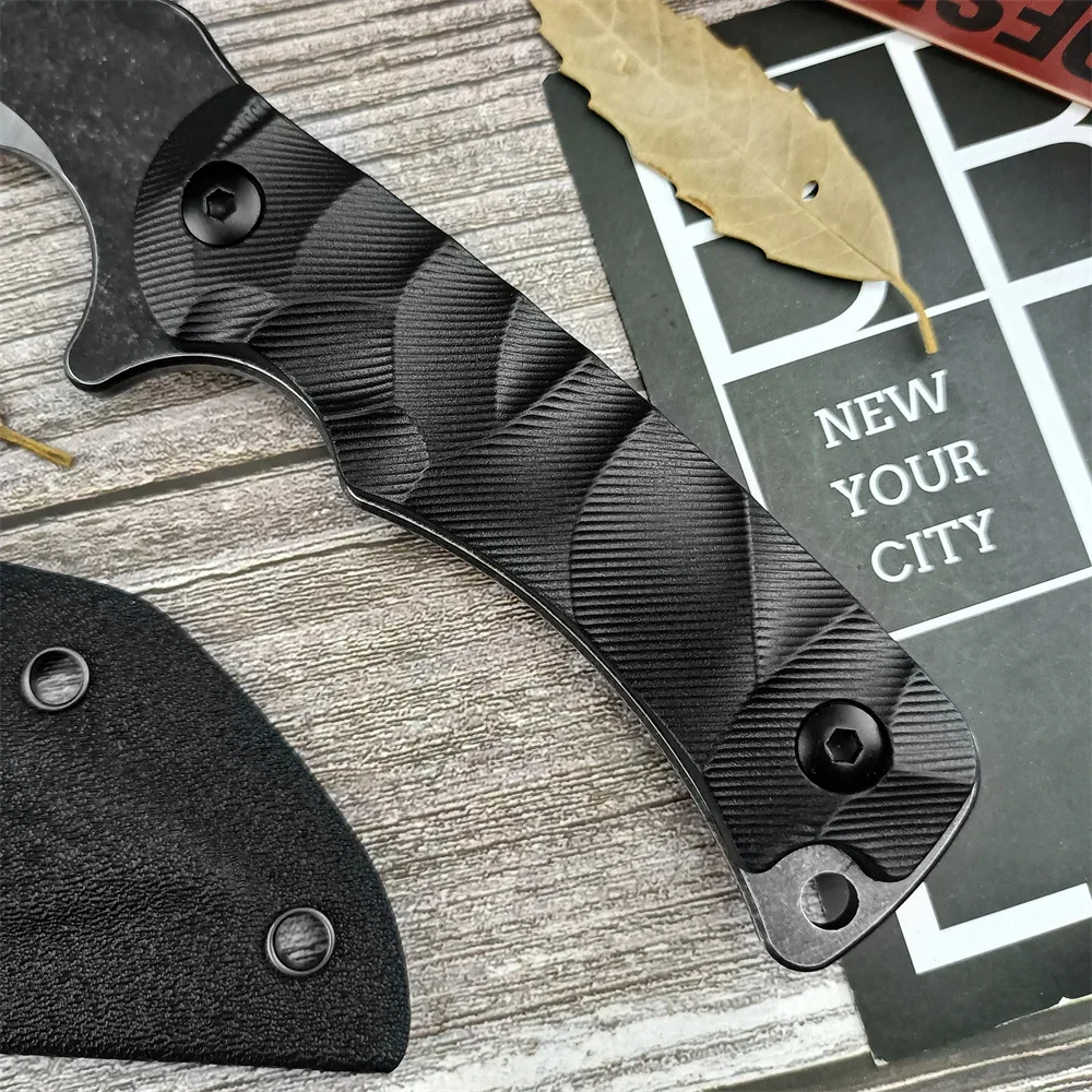 High Hardness Fixed Blade Knife Outdoor Camping Knife Hunting Knife 8Cr13mov Blade G10 Handle EDC Survival Fishing Hiking Toos