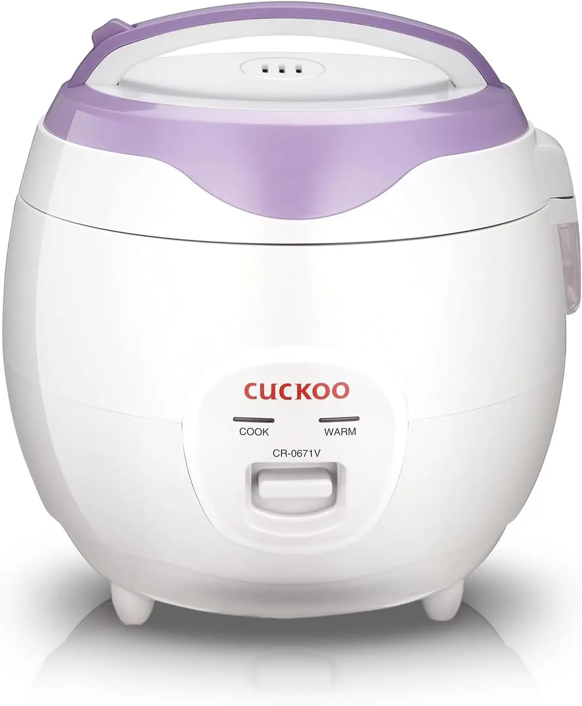 Basic Rice Cooker & Warmer with Nonstick Inner Pot, Rice Cooker 6-Cup Uncooked / 12-Cup Cooked, Easy to Use Cuckoo Rice Cooker