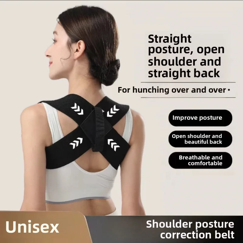 

Back Posture Corrector Belt Trainer Shoulder Brace Straight Holder Clavicle Support for Men Women Adult Children