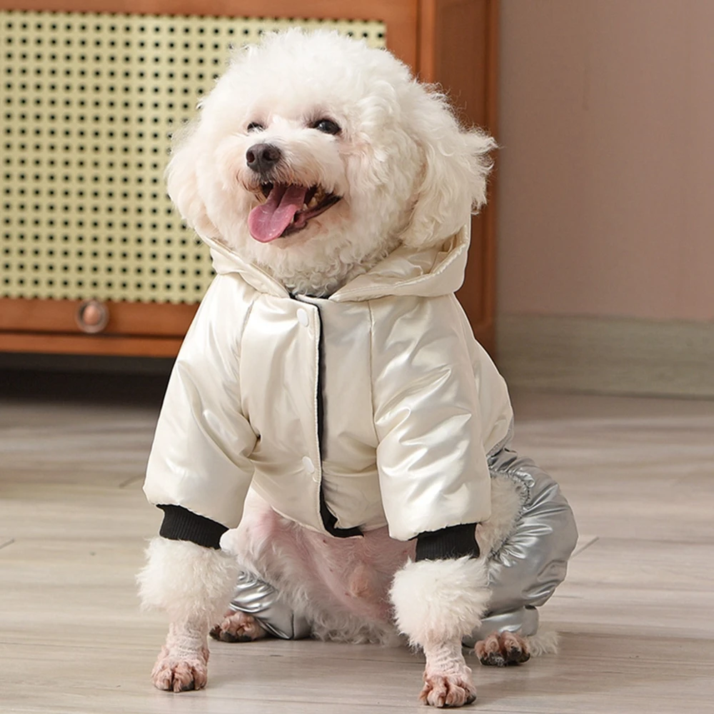 Winter Pet Jumpsuit For Dogs Waterproof 4-Legged Dog Coat Warm Pet Dog Clothes For Small Large Dogs Thicken Pet Dog Overalls