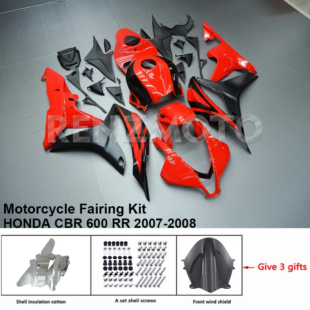 

H0607-125a Motorcycle Fairing Set Body Kit Plastic For HONDA CBR 600 RR 2007-2008 Accessories ABS Injection Bodywork