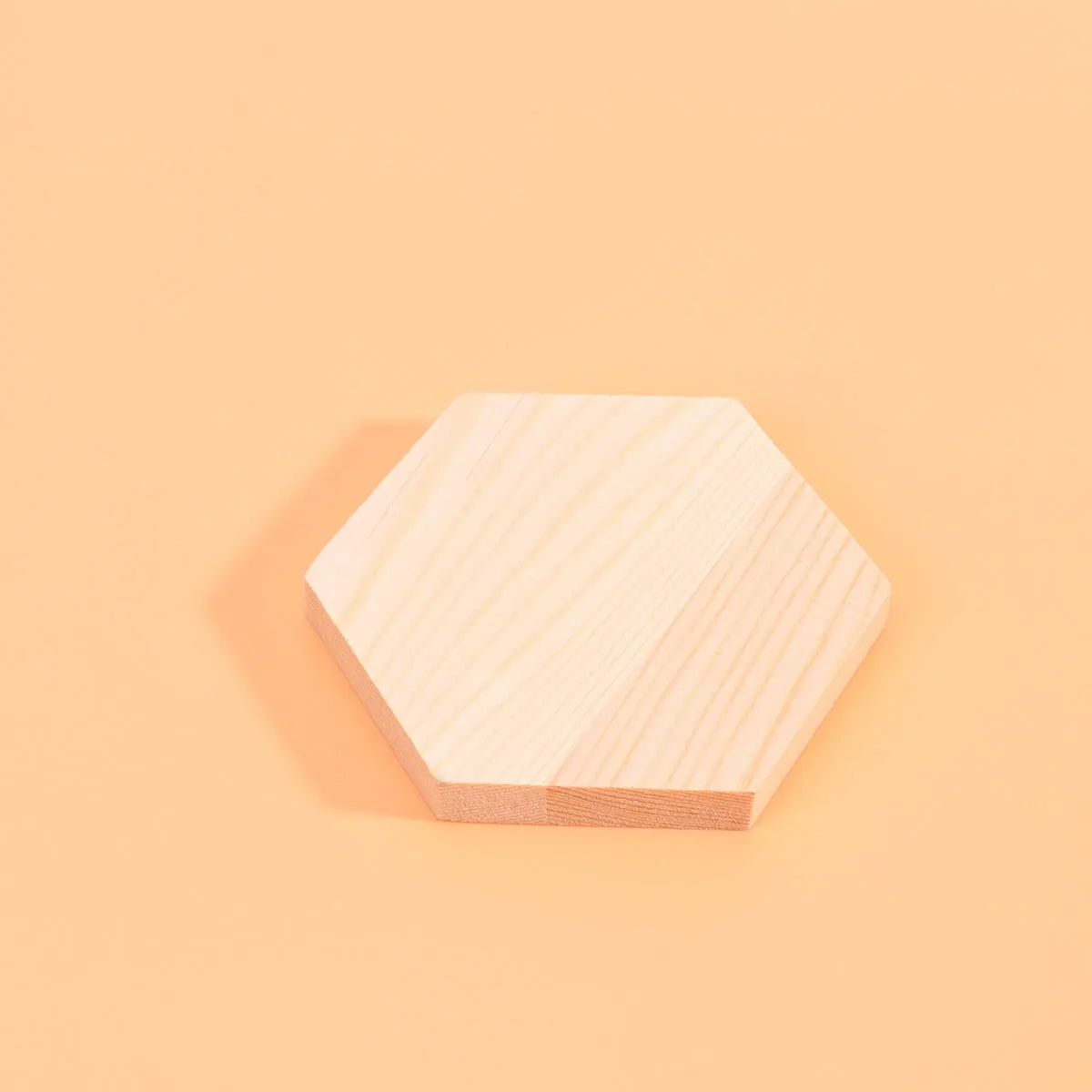 

10 PCS Unfinished Hexagon Plank Hexagonal Boards Wood Cutouts Centerpiece Blocks