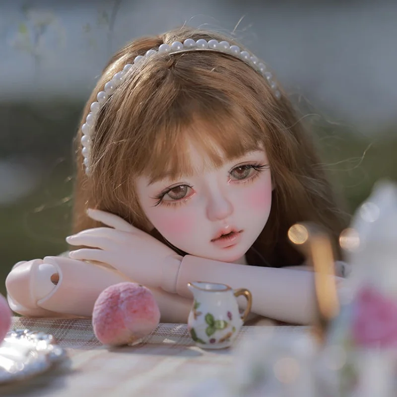 

New Design Pearl BJD Doll 1/4 Shiri Body Pink Fleshy Girly face Spring Girl Pure Handicraft Art Jointed Doll Makeup Resin Toy