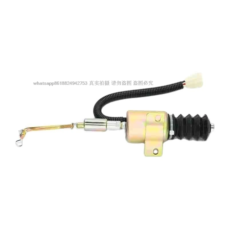 HL49331000144 12V Bus Engine Flameout solenoid valve For Cummins Diesel Engine Bus Generator Excavator