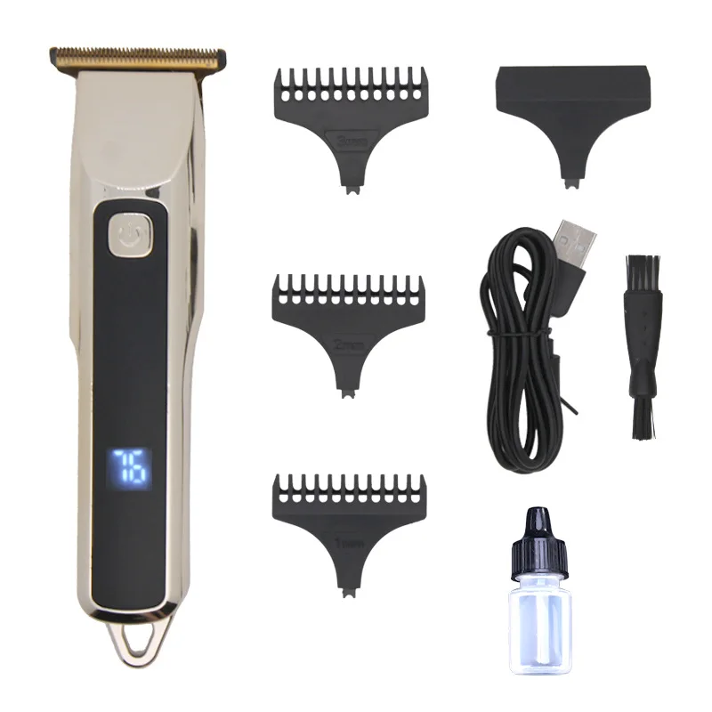 Double Liter Electric Hairdresser, New Hair Trimmer Machine, Usb Charging, Mini Portable Carving And Whitening