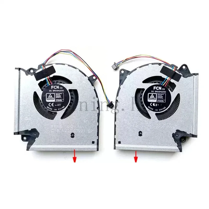 CPU GPU Fan Cooling Fans For ASUS ROG Mobah 6 Chongshen 6 Plus G513R G713R W/M/R/X