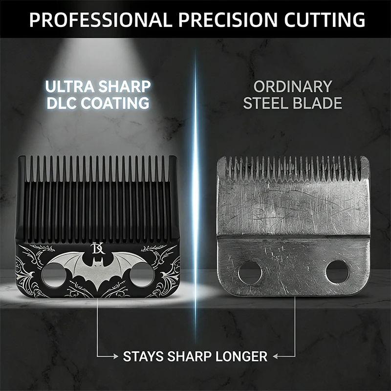 DK Night Knight  DLC-coated Echo Blades Common Professional Hair Clipper For MRD SC WHAL JRL KM VDR Gamma JUCAI Madeshow Babylis