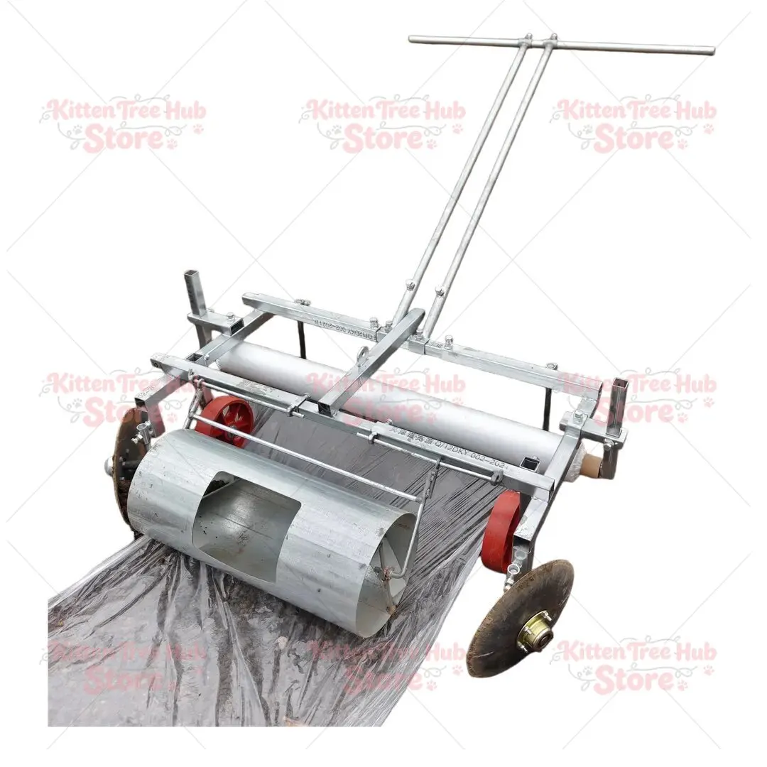 Hand-Pulled Mulching Machine with Micro-Plowing