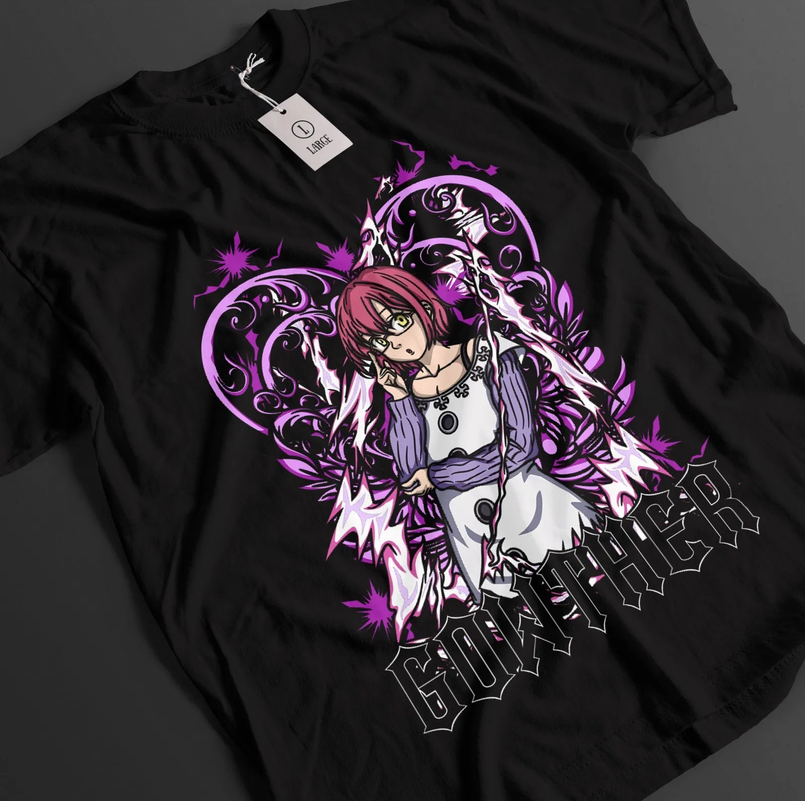 Seven Deadly Sins Shirt Gowther Tshirt Meliodas T-Shirt Ban Top Anime Unisex Tee
