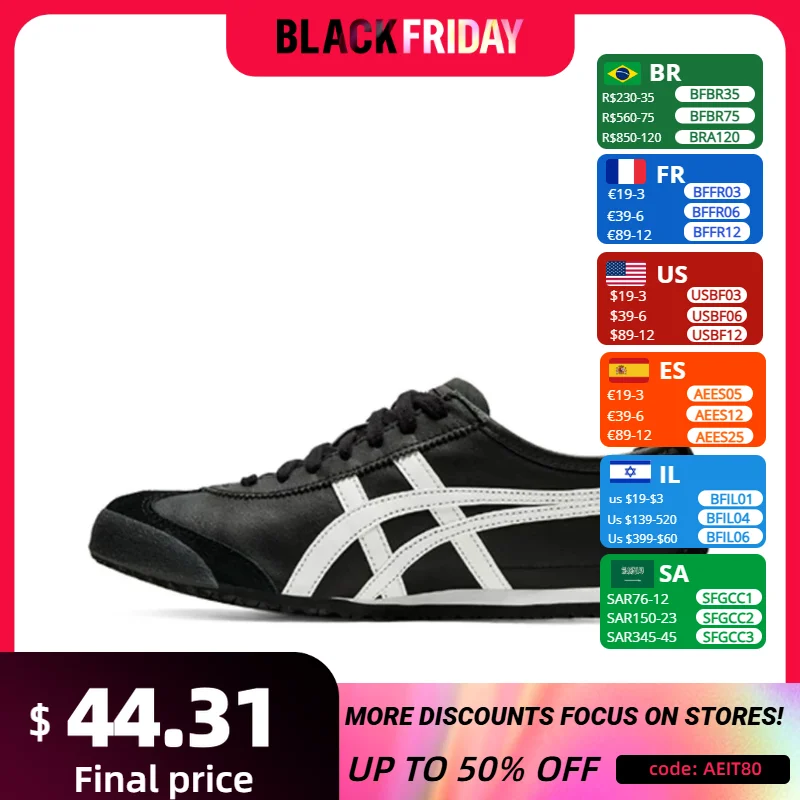 Asics Onitsuka Tiger men and women Mexico 66 onitsuka Tiger Shoes Classic Sneaker