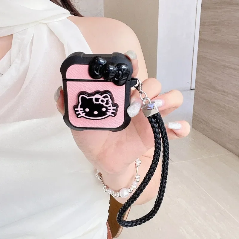 Pokrowiec ochronny na słuchawki AirPods 1 2 3 Pro Pro 2 Apple Earphone Cute Cartoon Sanrio Hello Kitty