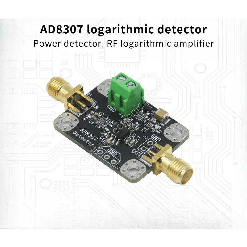 

AD8307 RF модуль детектора мощности логарифмический усилитель DC-500 МГц антенный передатчик мощности