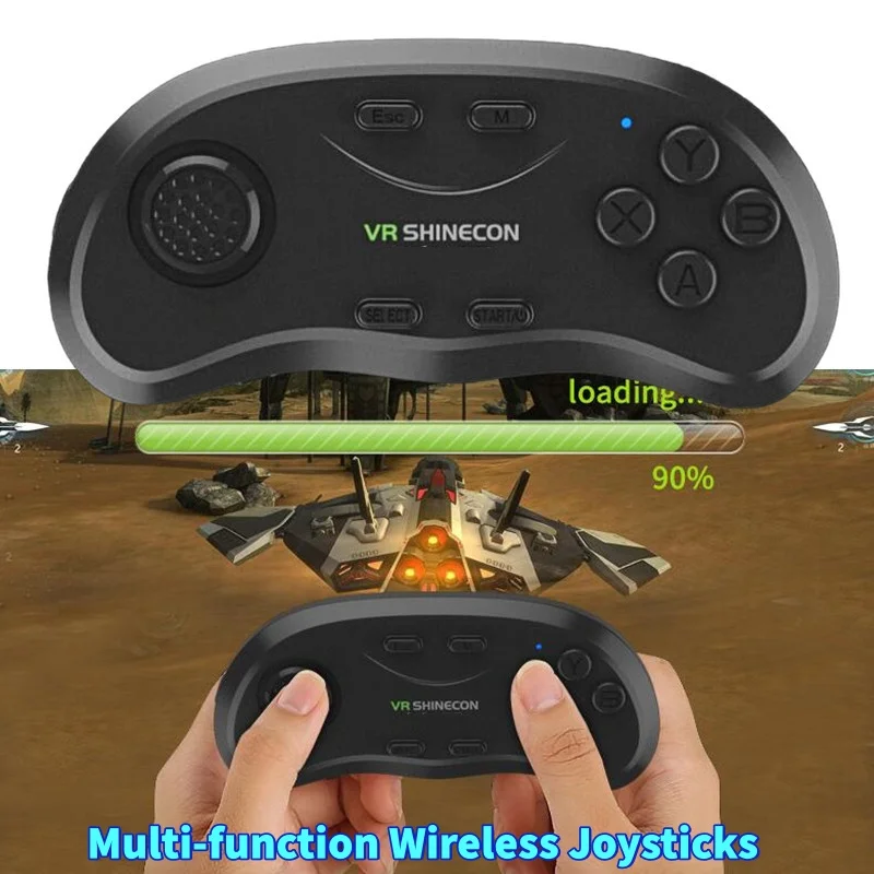 Bluetooth-compatible Gamepads Game Controller Joystick Remote Shutter Wireless VR Rocker For iOS Android Win10 Smartphone TV Box