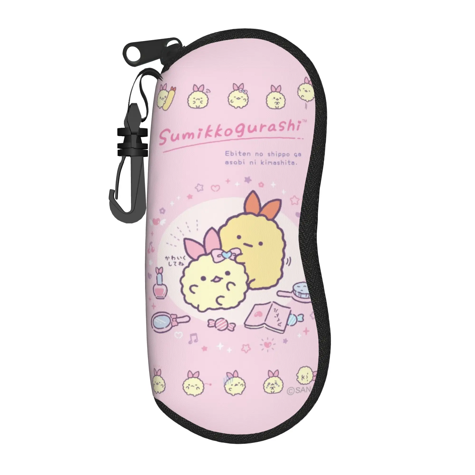 Lovely Cartoon Glasses Case Sumikko Gurashi Kawaii White Bear Accessories  Accessories Sunglasses Storage Box Eye Contacts Case