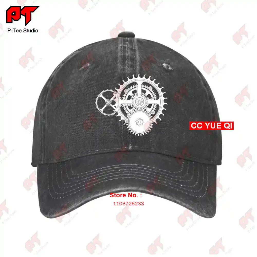 Mechanic Clockwork Gear Baseball Caps Truck Cap Z0J7