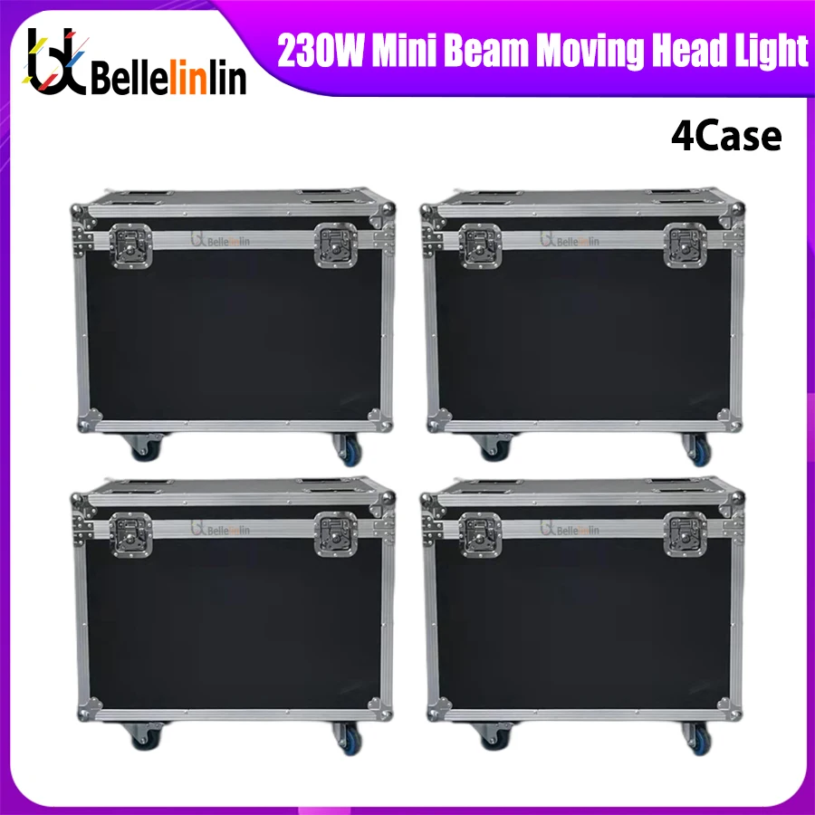 

0 Tax 4Pcs Fly Case For Mini Sharpy 230W Beam 7R Lyre 7R Moving Head Light Beam 230w Sharpy Stage Lights 230W 7R Beam Wash Spot