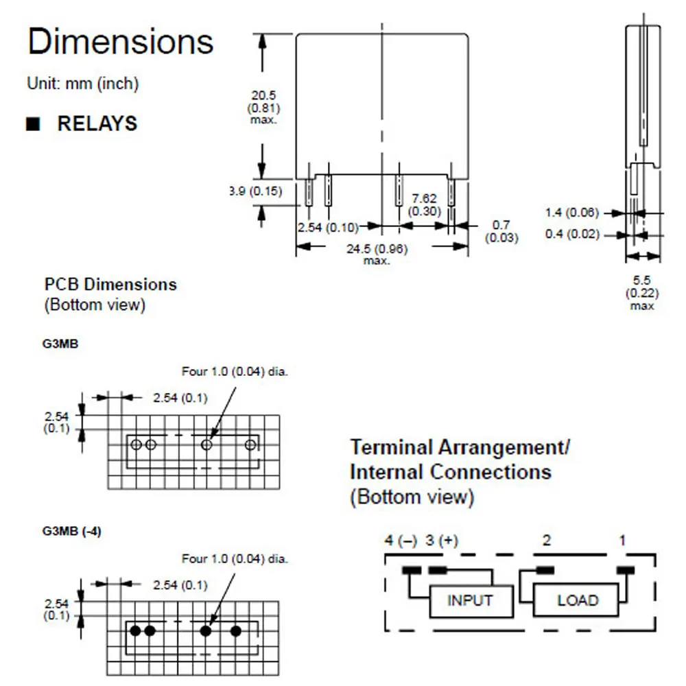 1Pcs Solid State Relay Module G3MB-202P G3MB 202P PCB SIP SSR AC 240V 2A Snubber Circuit Resistor Relay Switch 5V 12V 24V DC-AC