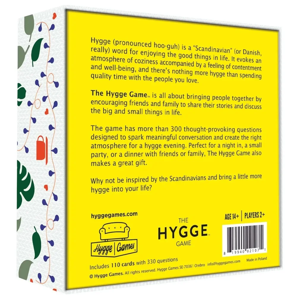 The Hygge Game - Cozy Conversation In Pleasant Company Multicolored, White,14 years