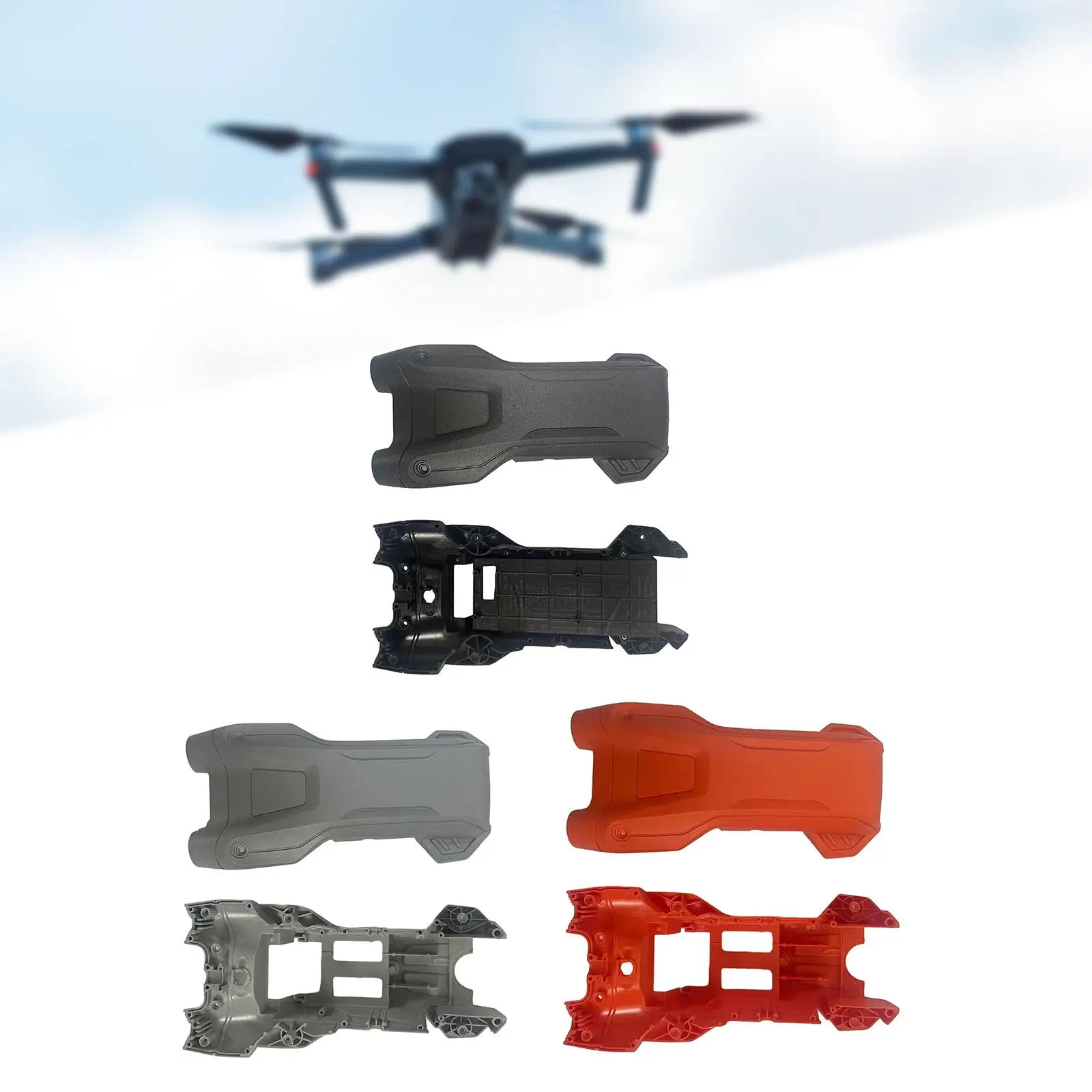 Cubierta de carcasa de Dron RC, conjunto superior e inferior, conjunto de piezas, reemplazo profesional para Z908 Pro, modificación DIY